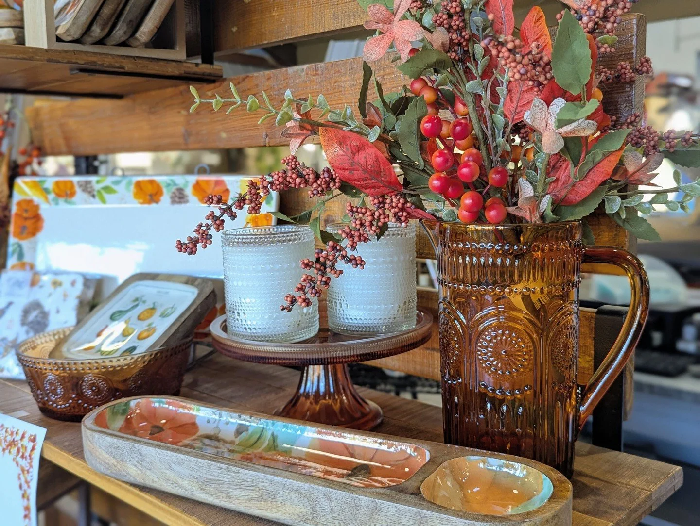 🎃 Save big on seasonal style! All of our remaining boutique fall &amp; Halloween collection is 40% off while supplies last. Bring warmth and whimsy, or a touch of spooky spirit into your home, or find the perfect gift for somebody special. Hurry - o