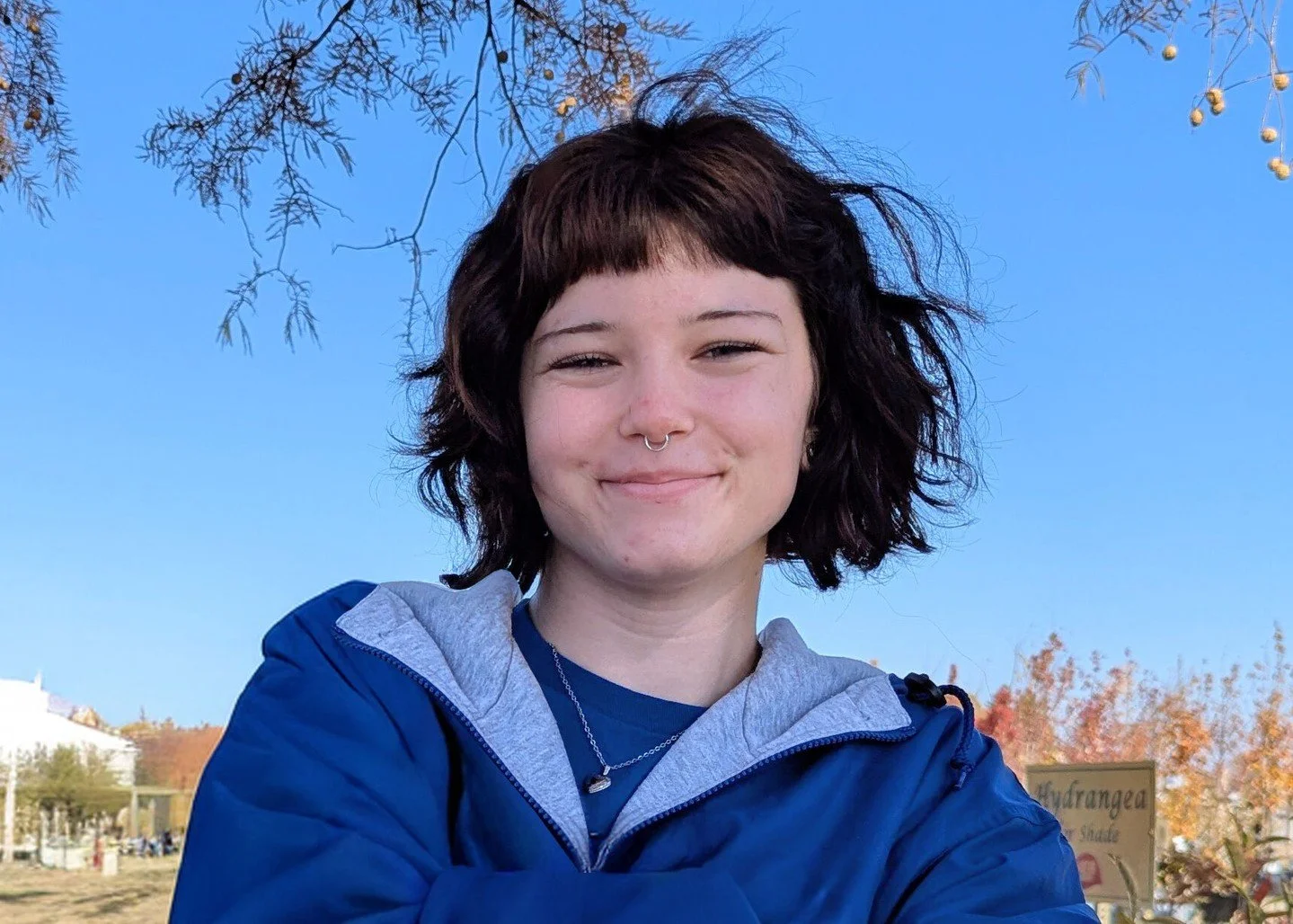 Meet Jersey, a Horticulturist for trees and shrubs at Hoerr Nursery!

Jersey loves getting the chance to learn something new every day. She says, "I also enjoy the people I work with. Everyone is kind &amp; welcoming." 

When off duty, she 