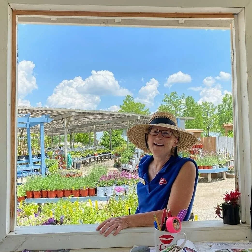 Meet Trudy, who works with annuals and perennials at Hoerr Nursery! 

"I have been shopping at Hoerr Nursery for 45 years so I definitely enjoy the plants, but what brings me back to work every year are the people. The people I work with are out