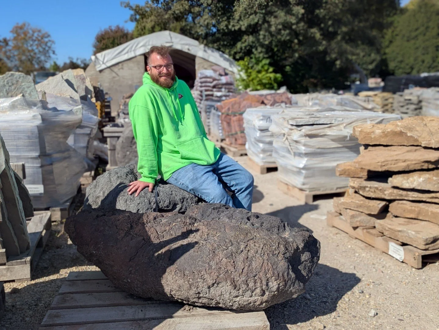Meet Phillip, Assistant Manager of the Stone Market at Hoerr Nursery!

He enjoys "seeing such enthusiasm from the staff in every department. Coming to work with those who have a passion for what our company provides makes it a fun place to work.