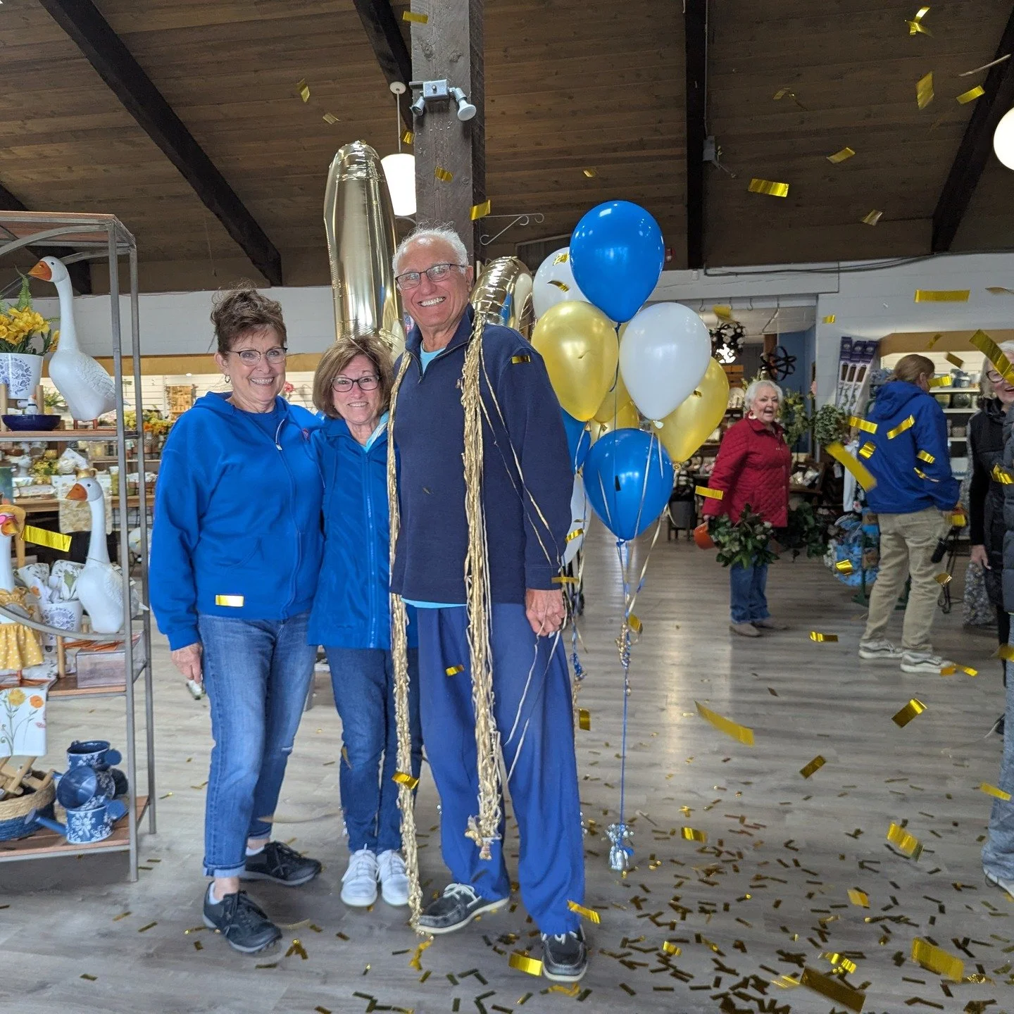 Update: Congratulations to our 100th customers, Mark and Barbara, winners of the We Design You Install landscape plan! Thank you to everyone who has come out today to make our 100th day celebration of our 100th anniversary so special. Don't forget to