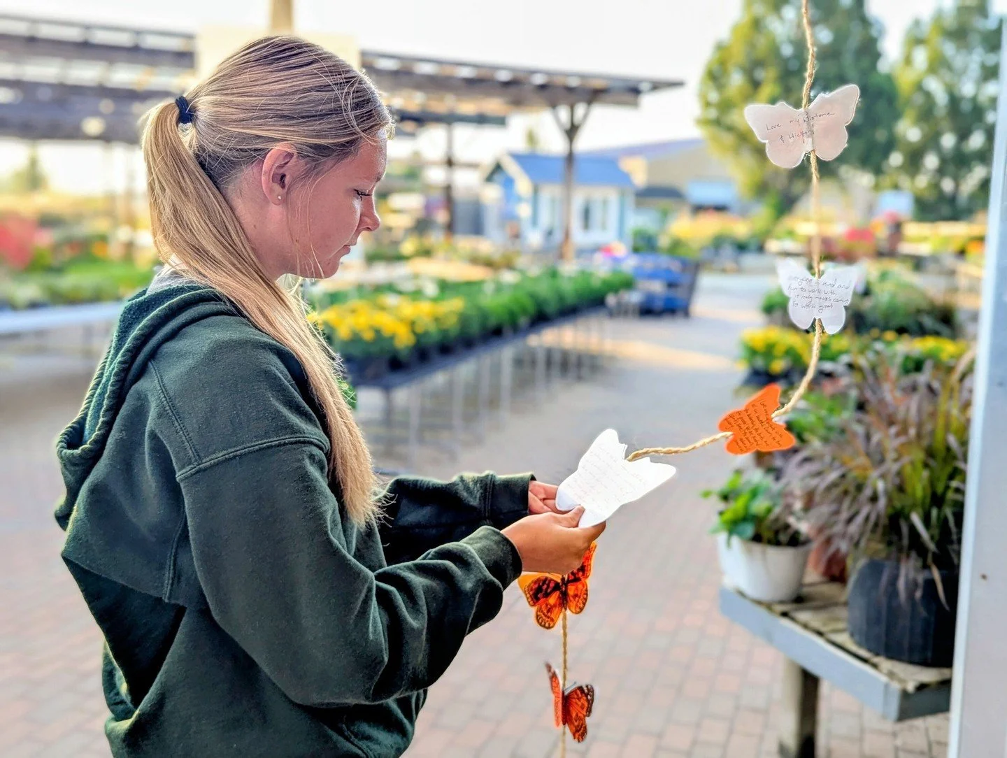 100 years, 100 butterflies! 🦋
This Saturday, August 29, we're gathering in the perennial yard to release 100 butterflies, one for every year that Hoerr Nursery has been part of Peoria. It's free, no registration needed, and if it rains we'll move un
