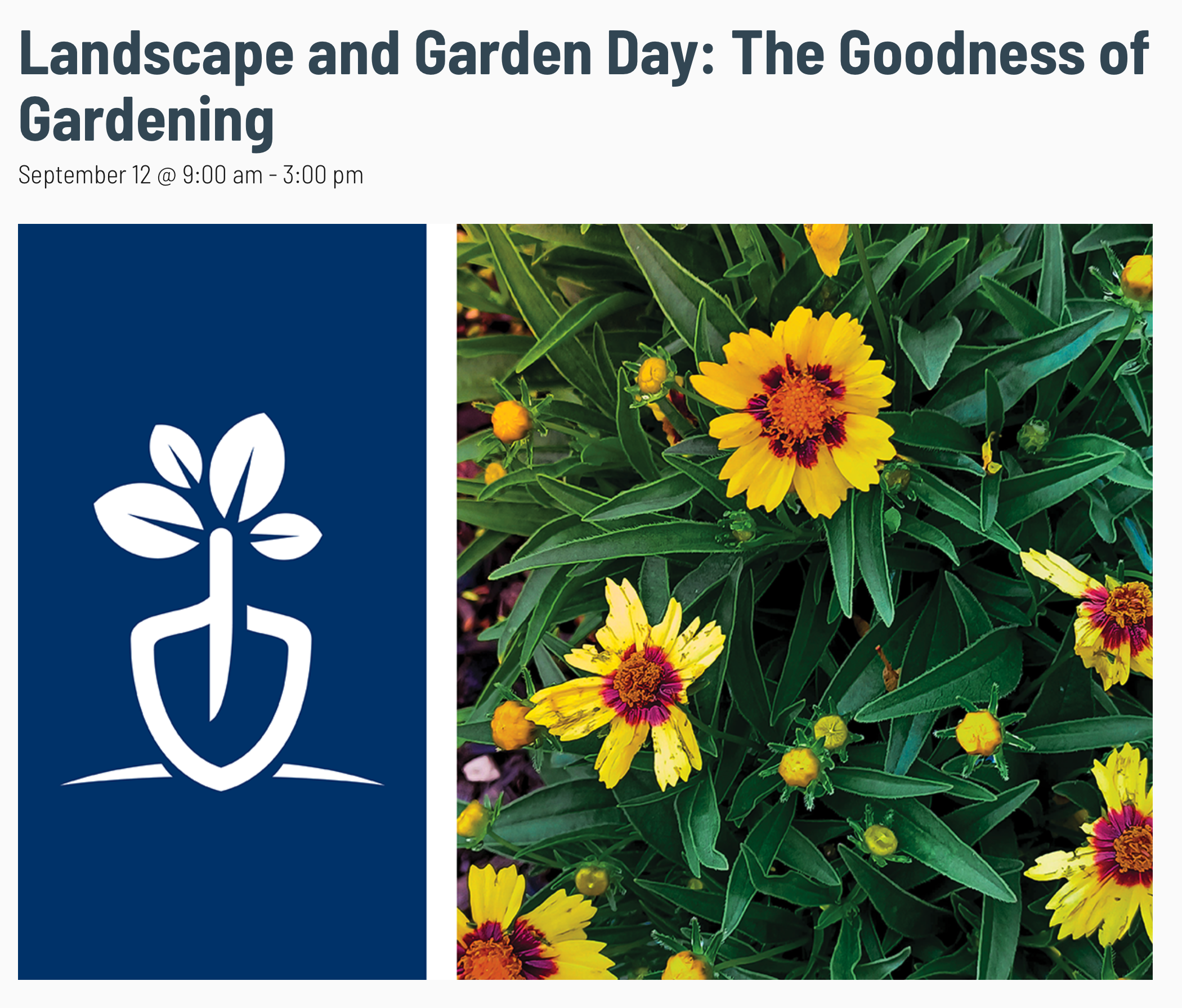 ICC Landscape &amp; Garden Day: