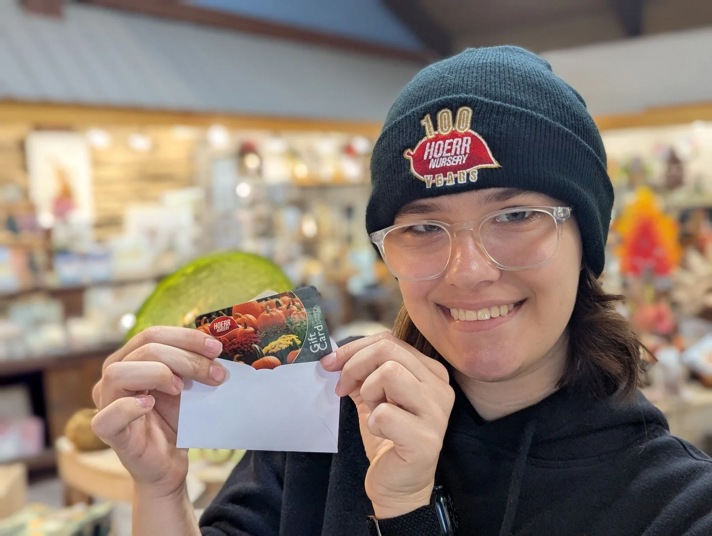 A gift card can grow into almost anything - a fall-planted tree, a bucketful of spring bulbs, or a houseplant for that north-facing windowsill. Half the fun is making the choice! Hoerr Nursery gift cards are available in store, or online at hoerrnurs