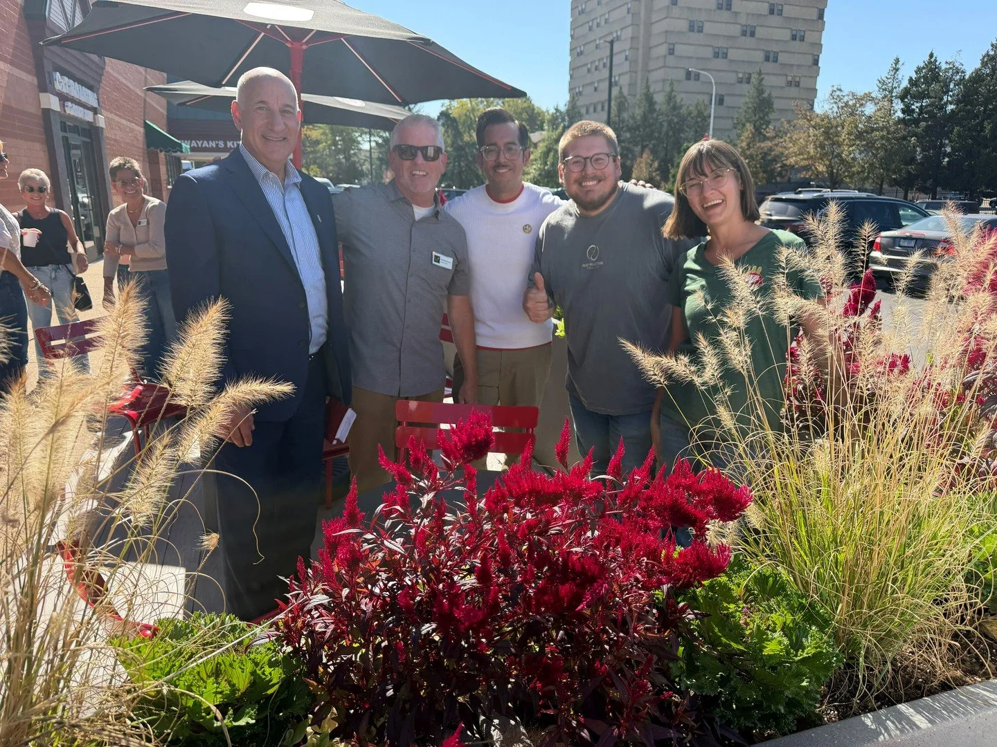 What&rsquo;s a parklet? It&rsquo;s a small public space that invites visitors to hang out, chat, read a book, or enjoy a coffee. The new Campustown Parklet near Bradley University opened last week, and we were glad to donate plants for the celebratio