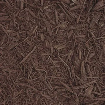 Brown-Dyed Hardwood Mulch