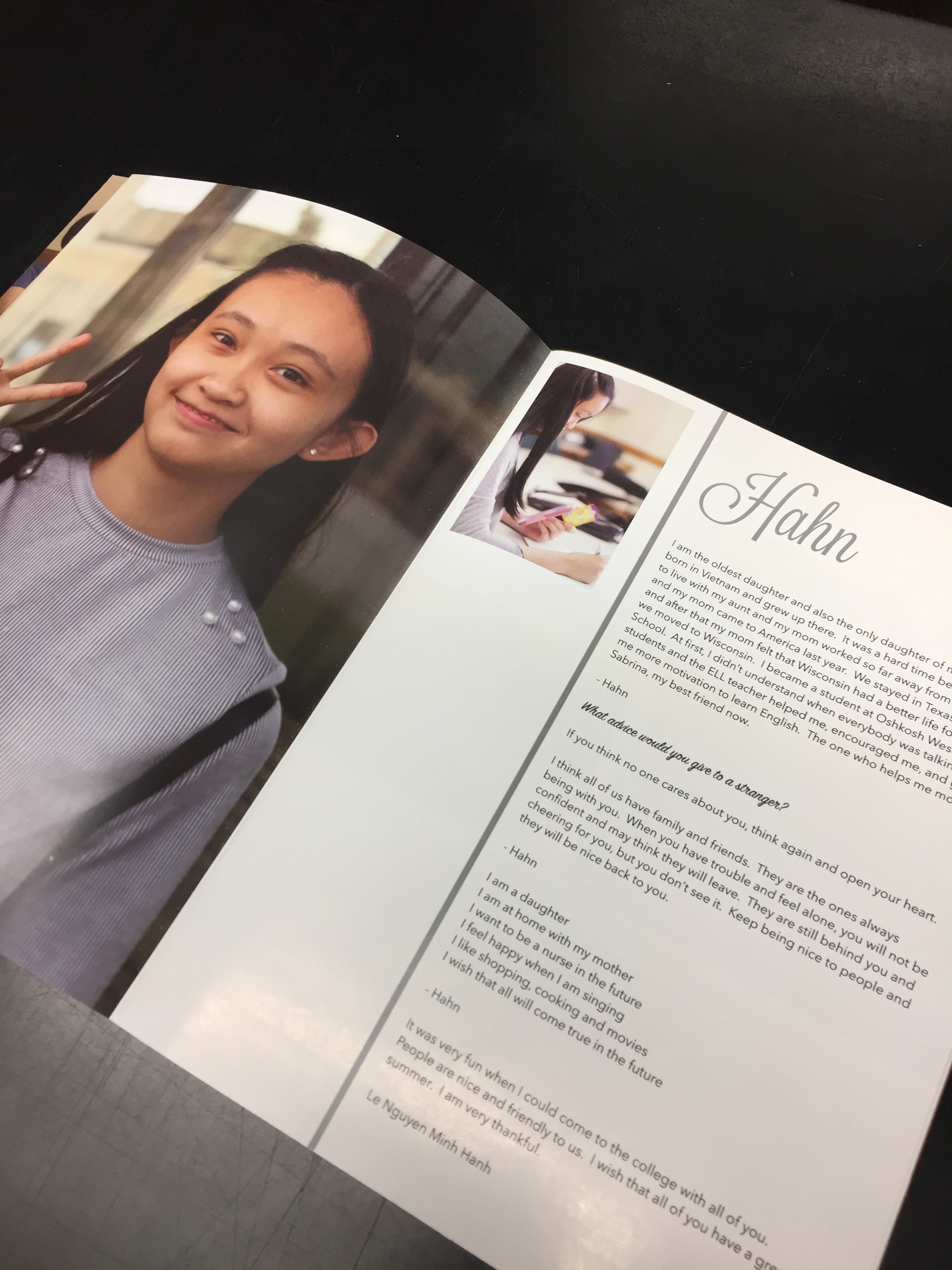 "New Voices and Faces of Oshkosh" Booklet