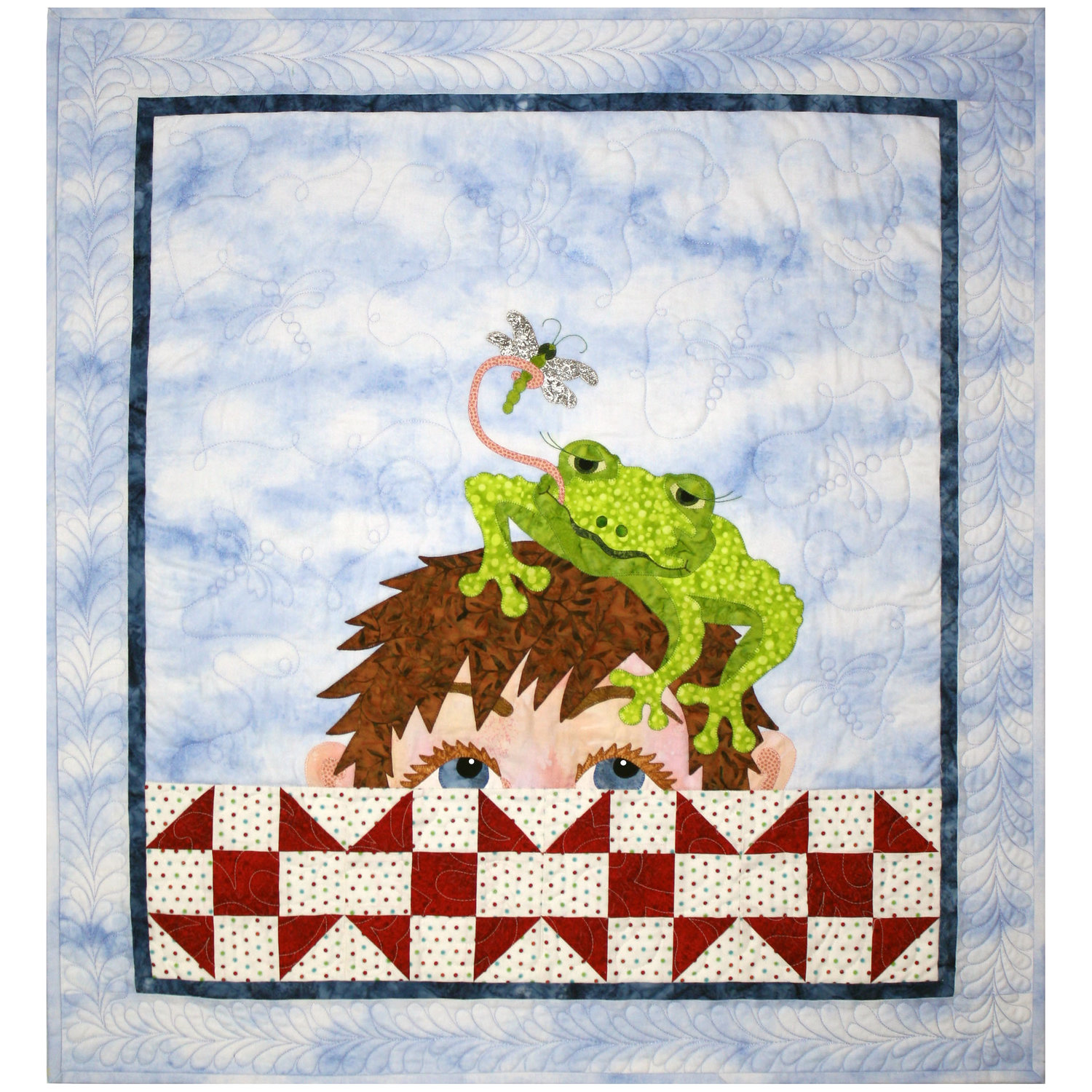 Quilt Book Pattern only Frog Days of Summer