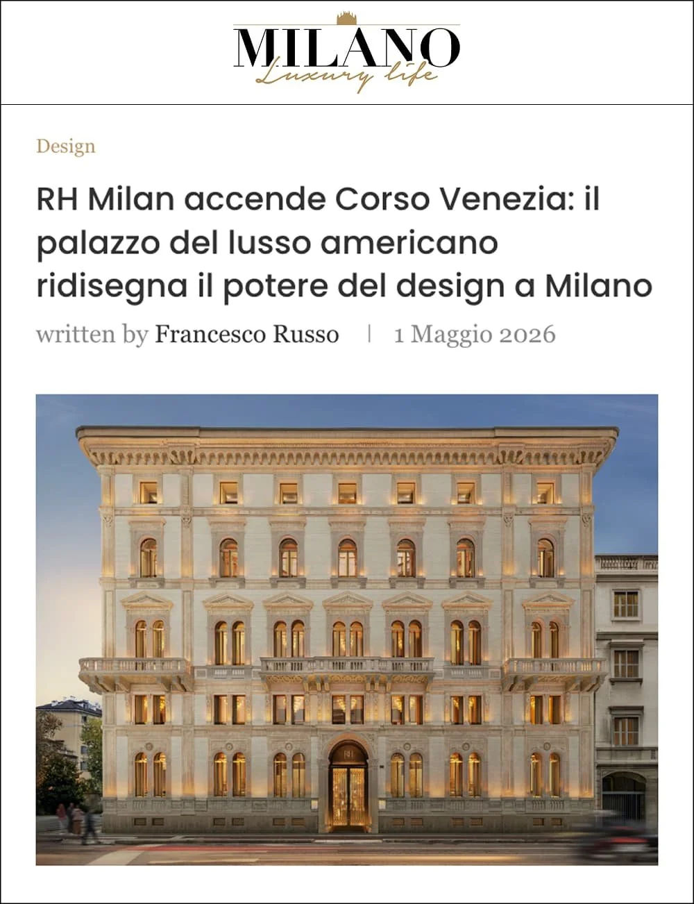 MILANO LUXURY LIFE