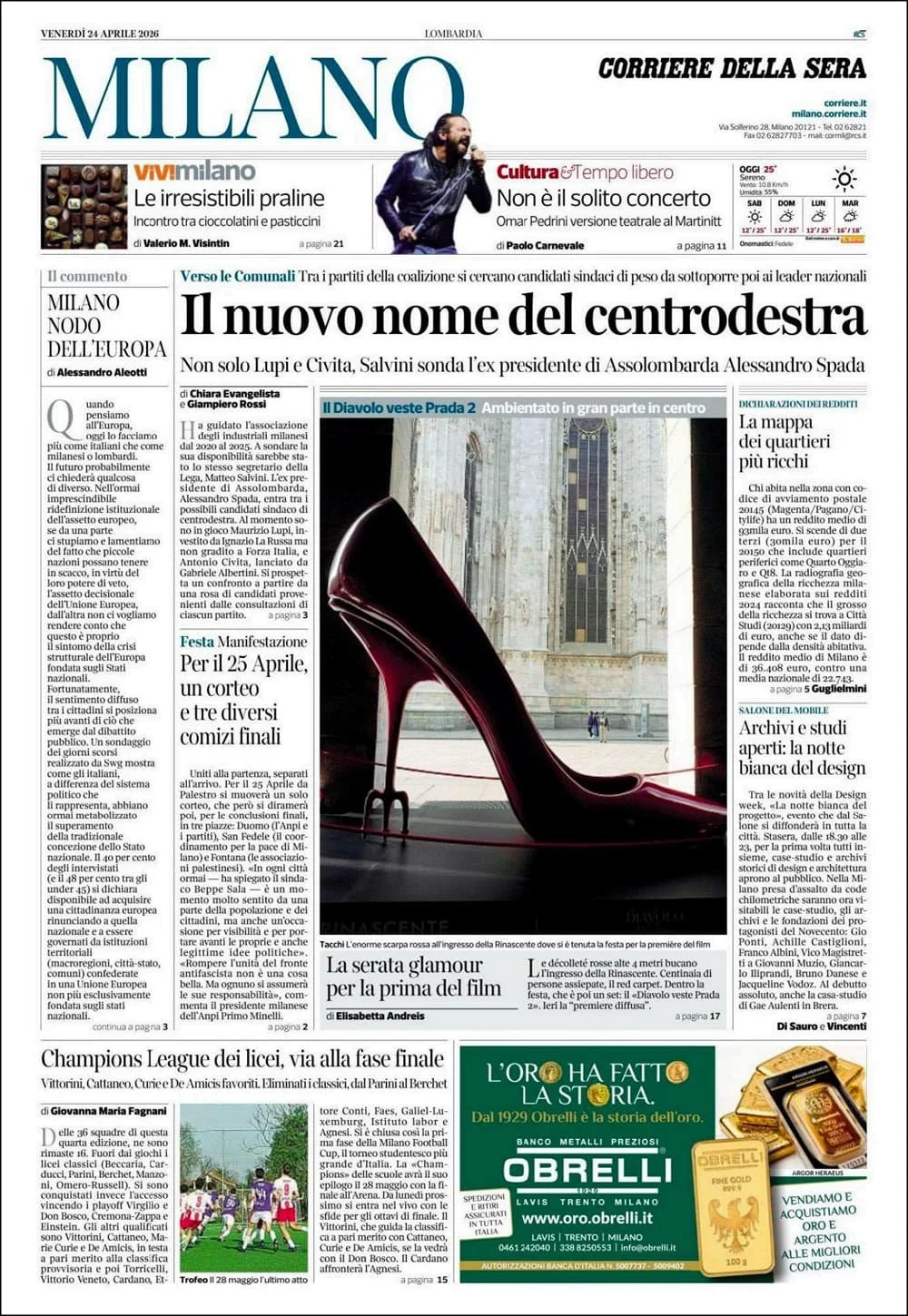 CORRIERE MILANO