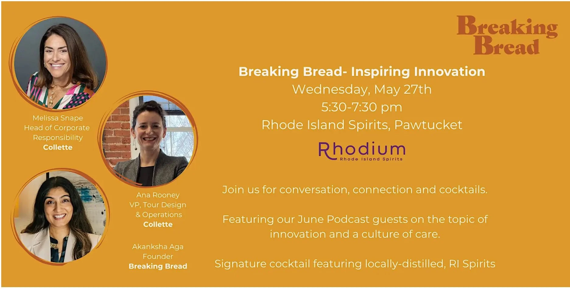 Breaking Bread-Inspiring Innovation