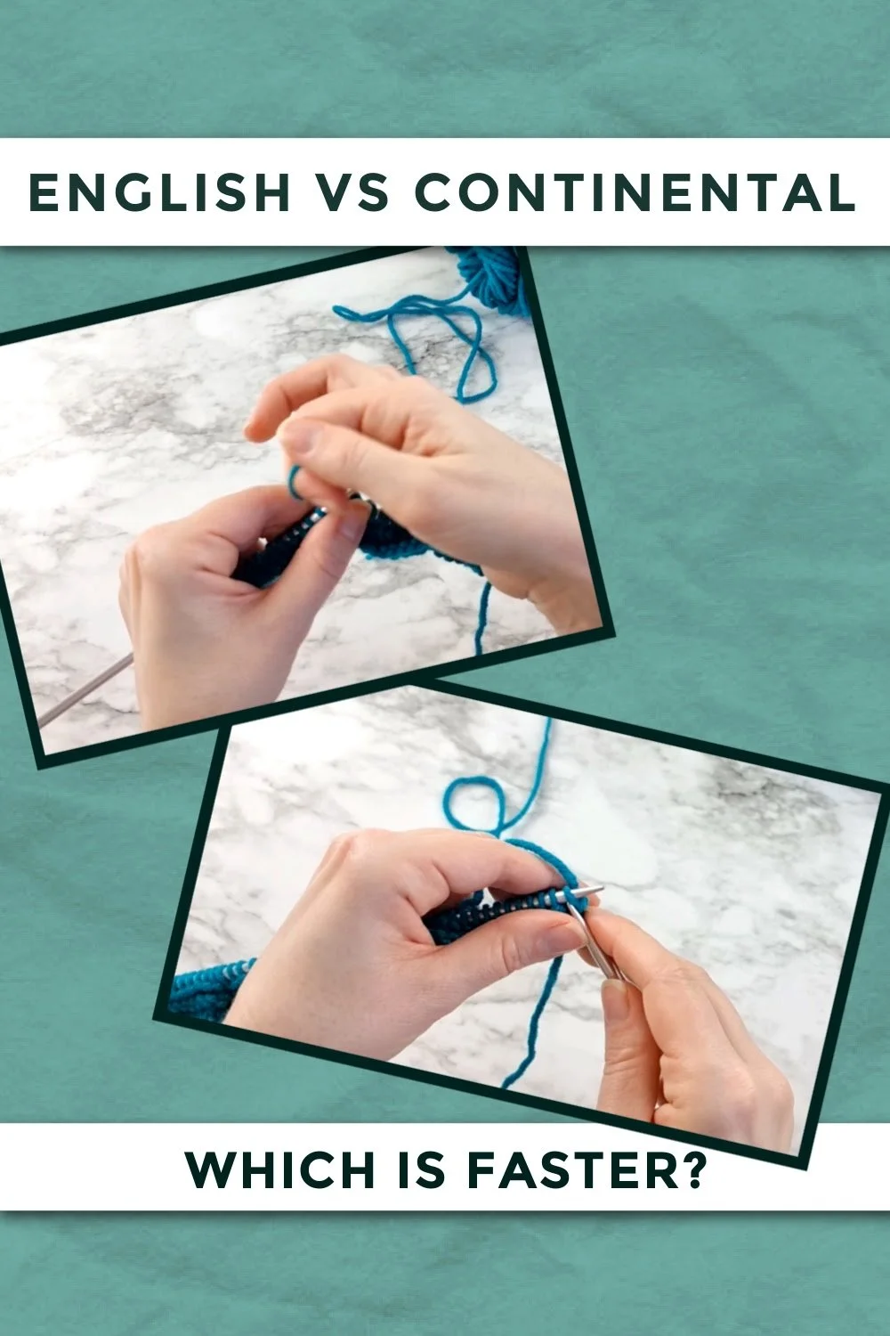 English vs Continental knitting styles — Becca J Norman