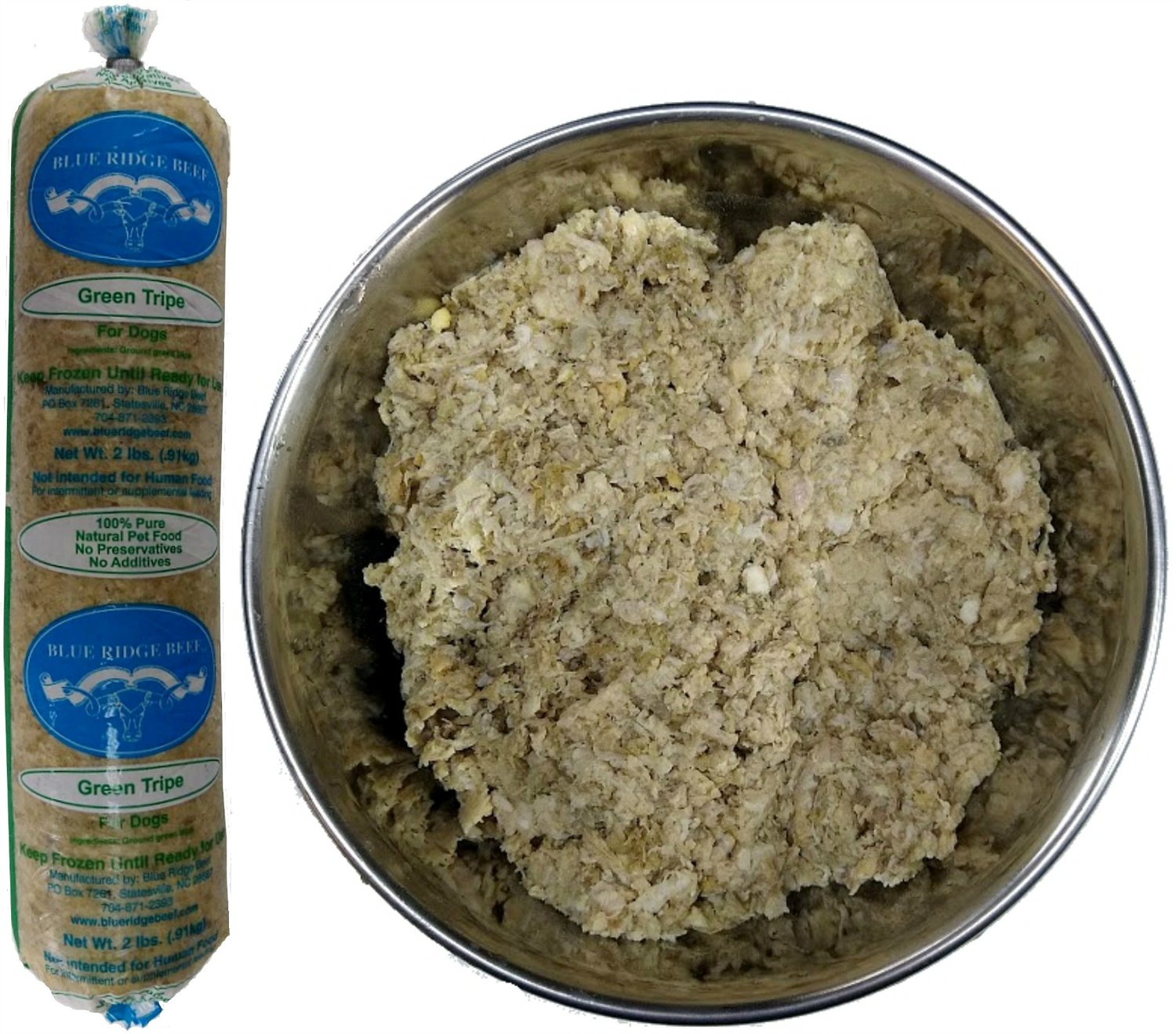 Green Tripe (30lb case of 2lb chubs) — Lilly's Advantage Premium