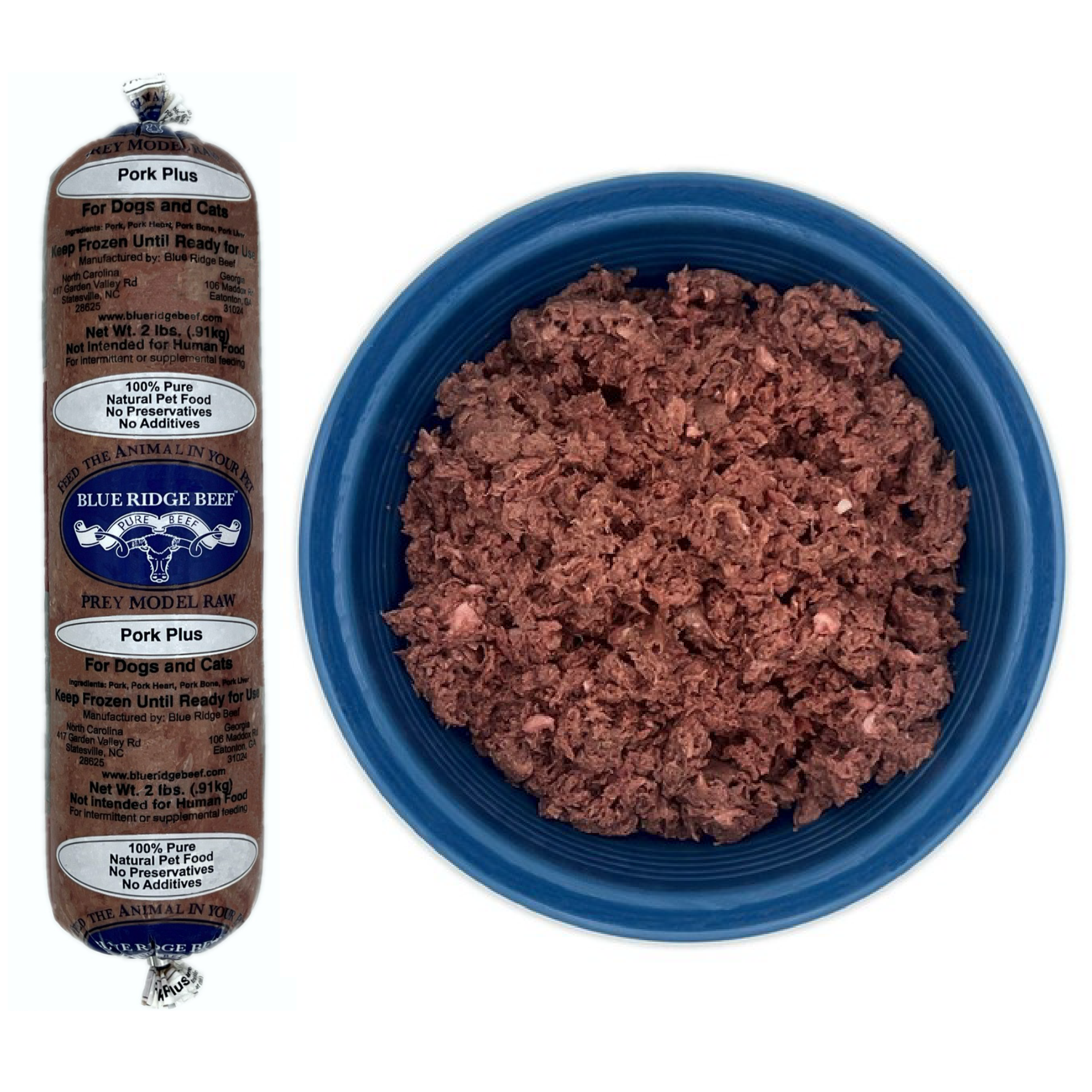 *NEW* Pork PLUS (30lb case of 2lb chubs)