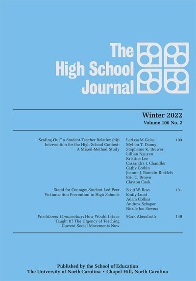 Stand for Courage: Student-Led Peer Victimization Prevention in High Schools