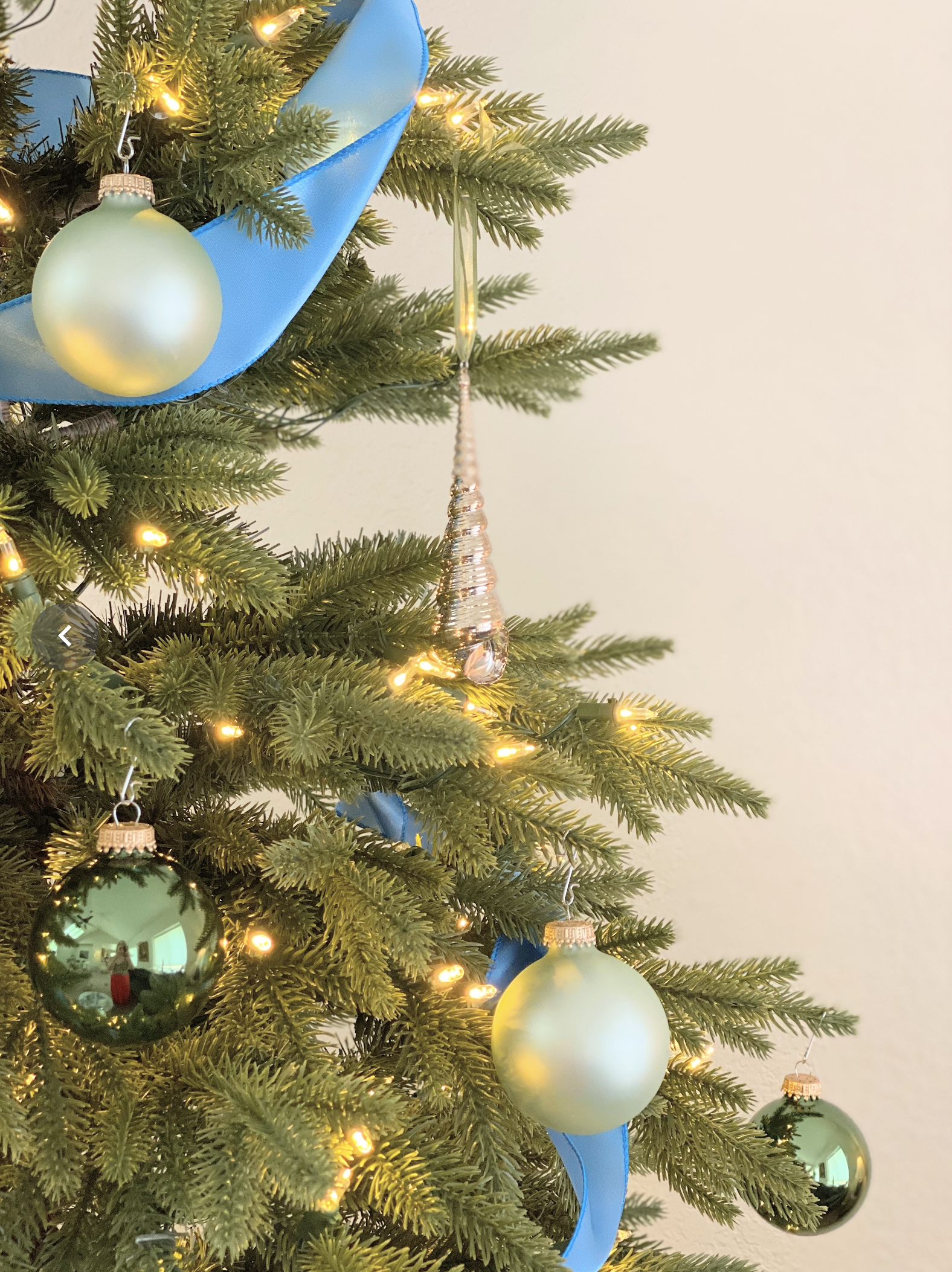 Silver-Plated Turritella Shell Made in USA Ornament