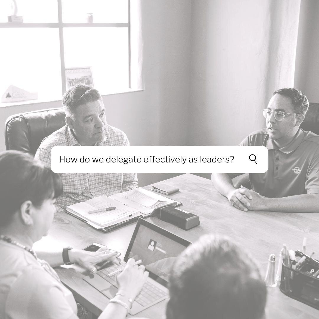 Part of being a great leader is learning how to delegate. Where are you clinging onto tasks or responsibilities, which can be given to another team member? How are you supporting your team in becoming leaders and taking ownership of their work?

#lea