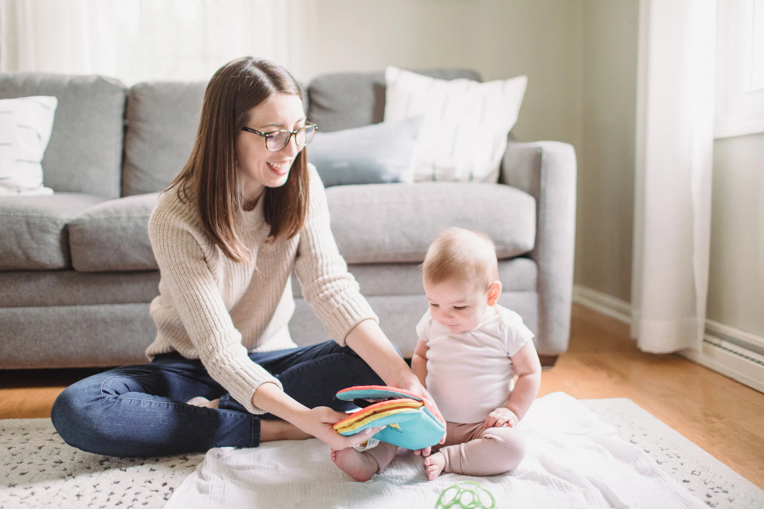 Reading with a Baby - Play Ideas for the First Year