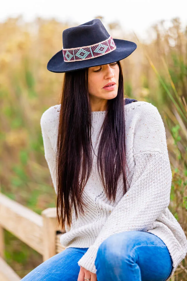 Yaku - Fedora Style Hat - Black 