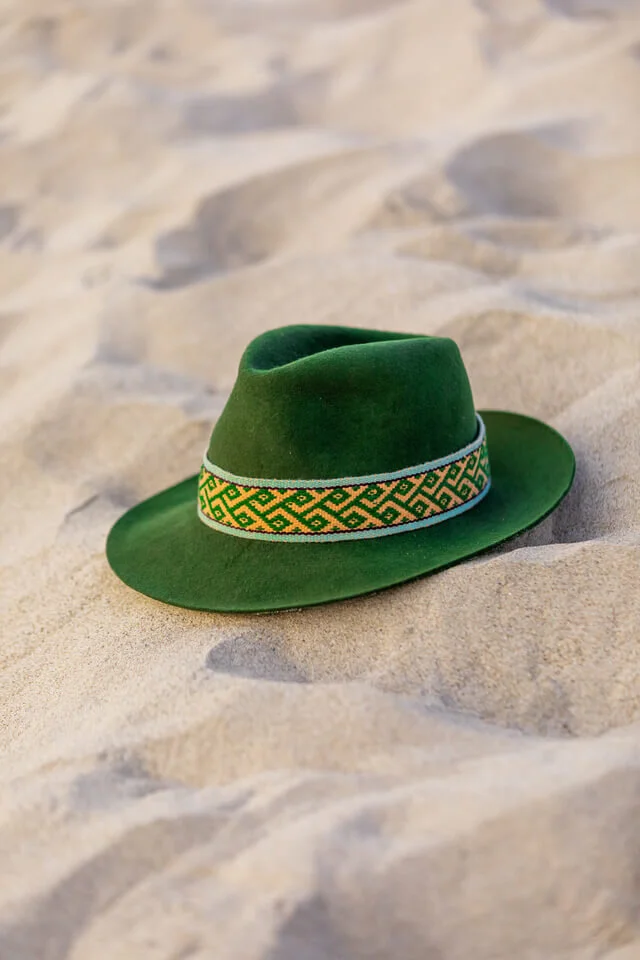 Yaku - Fedora Style Hat - Hunter Green 