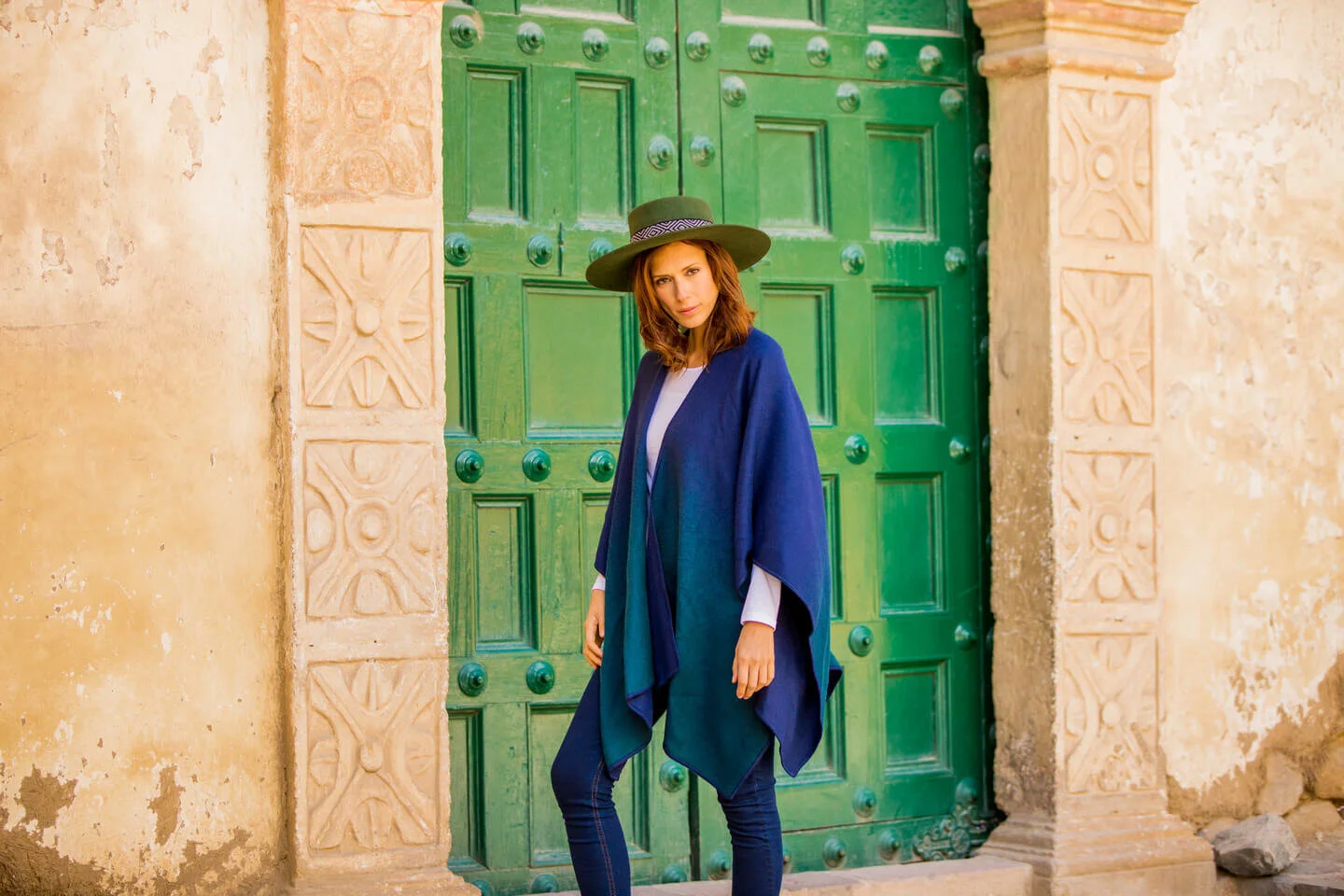 Nawi - Spanish Style Hat - Hunter Green 