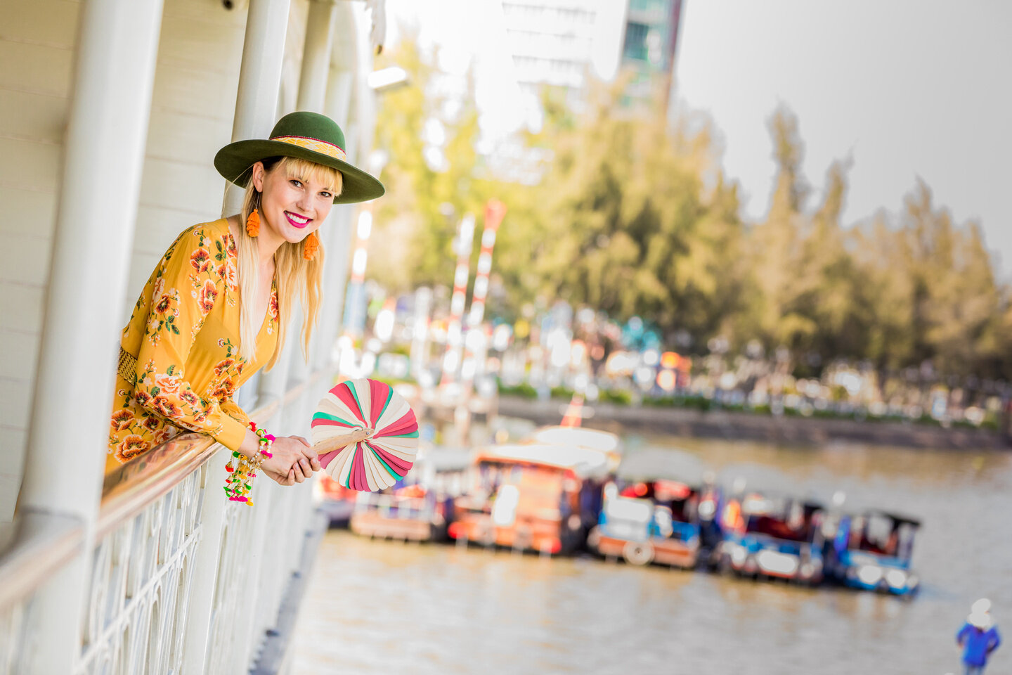 Tika - Floppy Style Hat - Hunter Green 