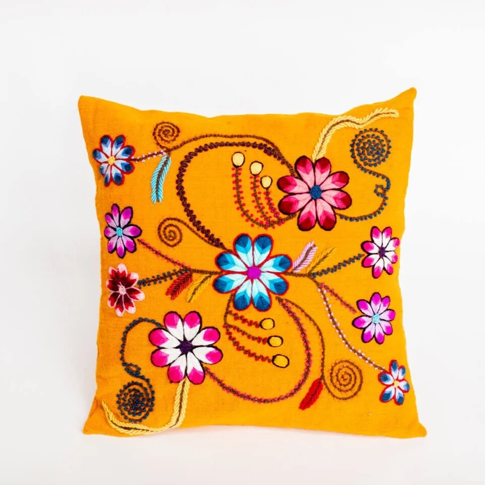 case floral pillow