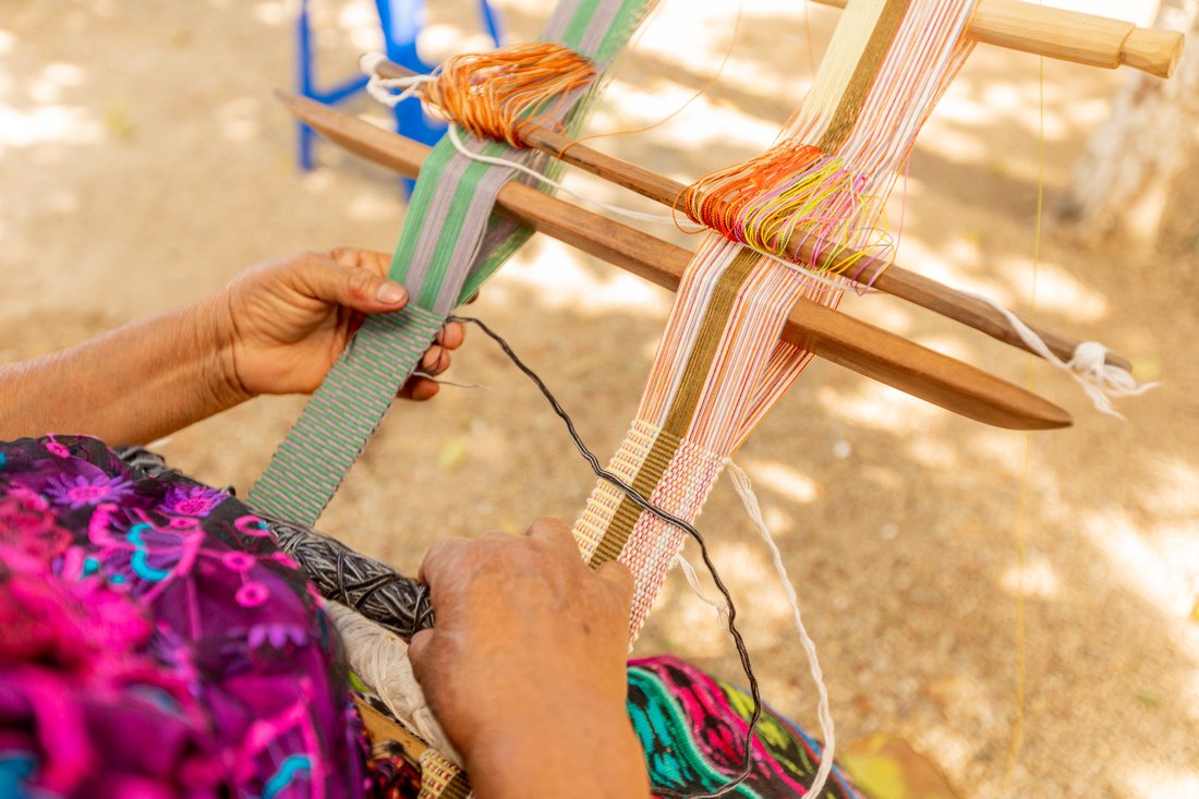 traditional weaving loom