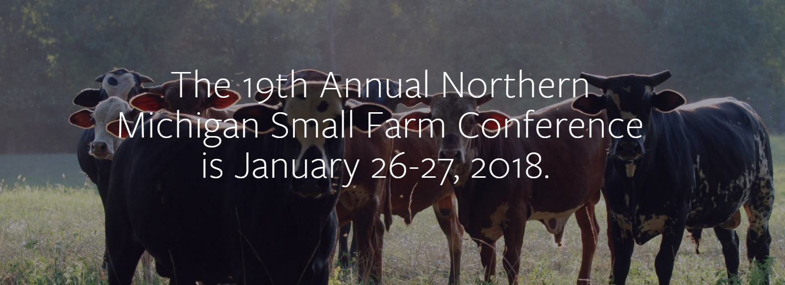 Northern Michigan Small Farms Conference, January 26-27
