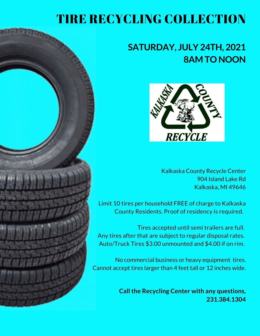 Tire Collection Day — Kalkaska Conservation District