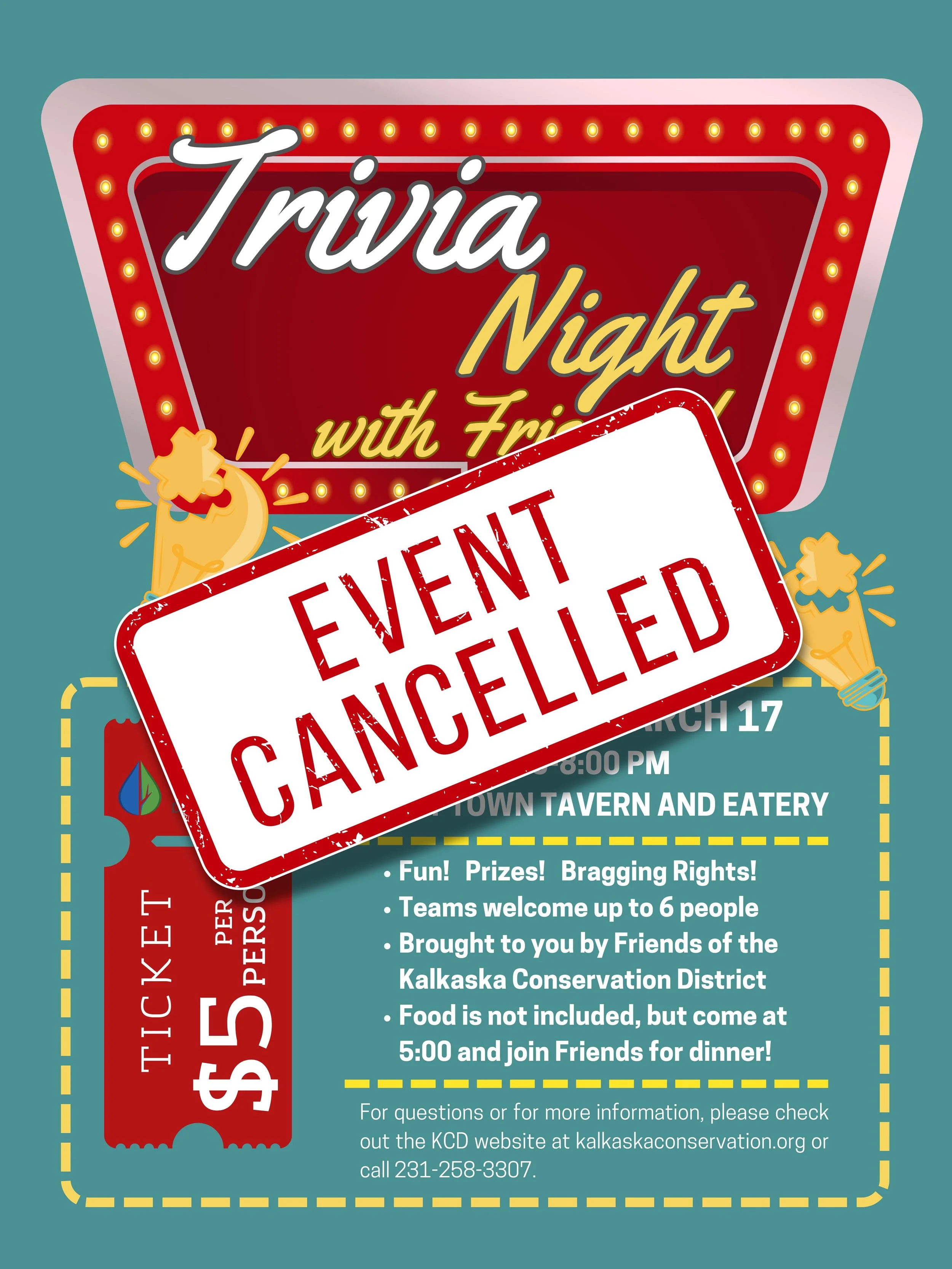 Trivia with Friends of the Kalkaska Conservation District 