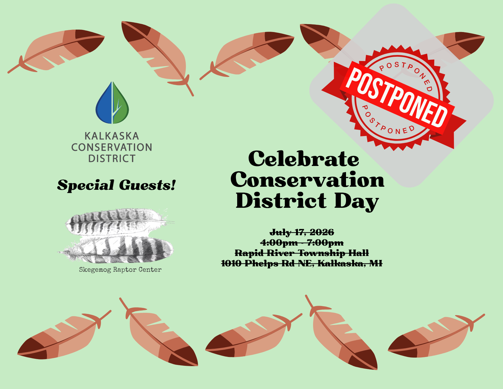 Conservation District Day with Skegemog Raptor Center