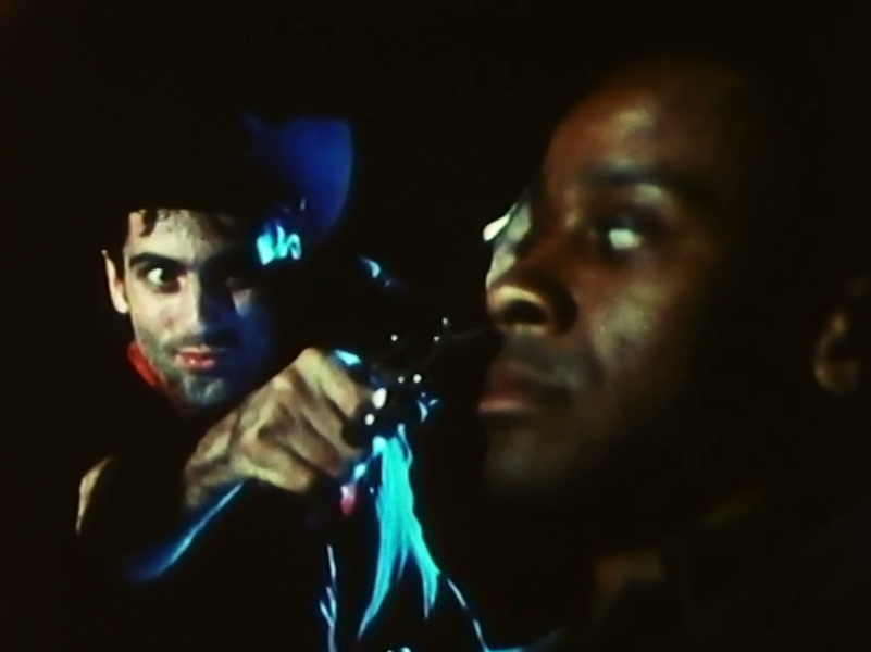  Still from “Nevada” in the motion picture  Berlin Now  (1985): Christoph Dreher and Paul Outlaw 