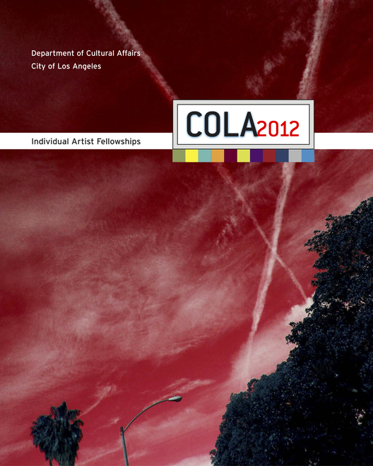   Exhibition catalogue of the 2012 C.O.L.A. (City of Los Angeles) Individual Artist Fellowships featuring Paul Outlaw and “Porphyria’s Descent”  