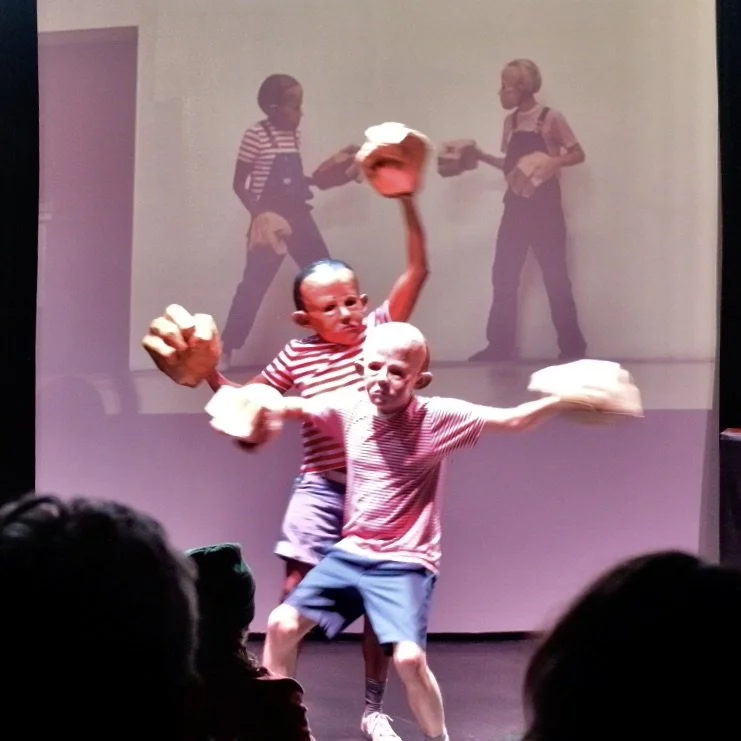  Work-in-progress at Davidson/Valentini Theatre (November 2024). Screen capture from video by Demetrëa Dewald 