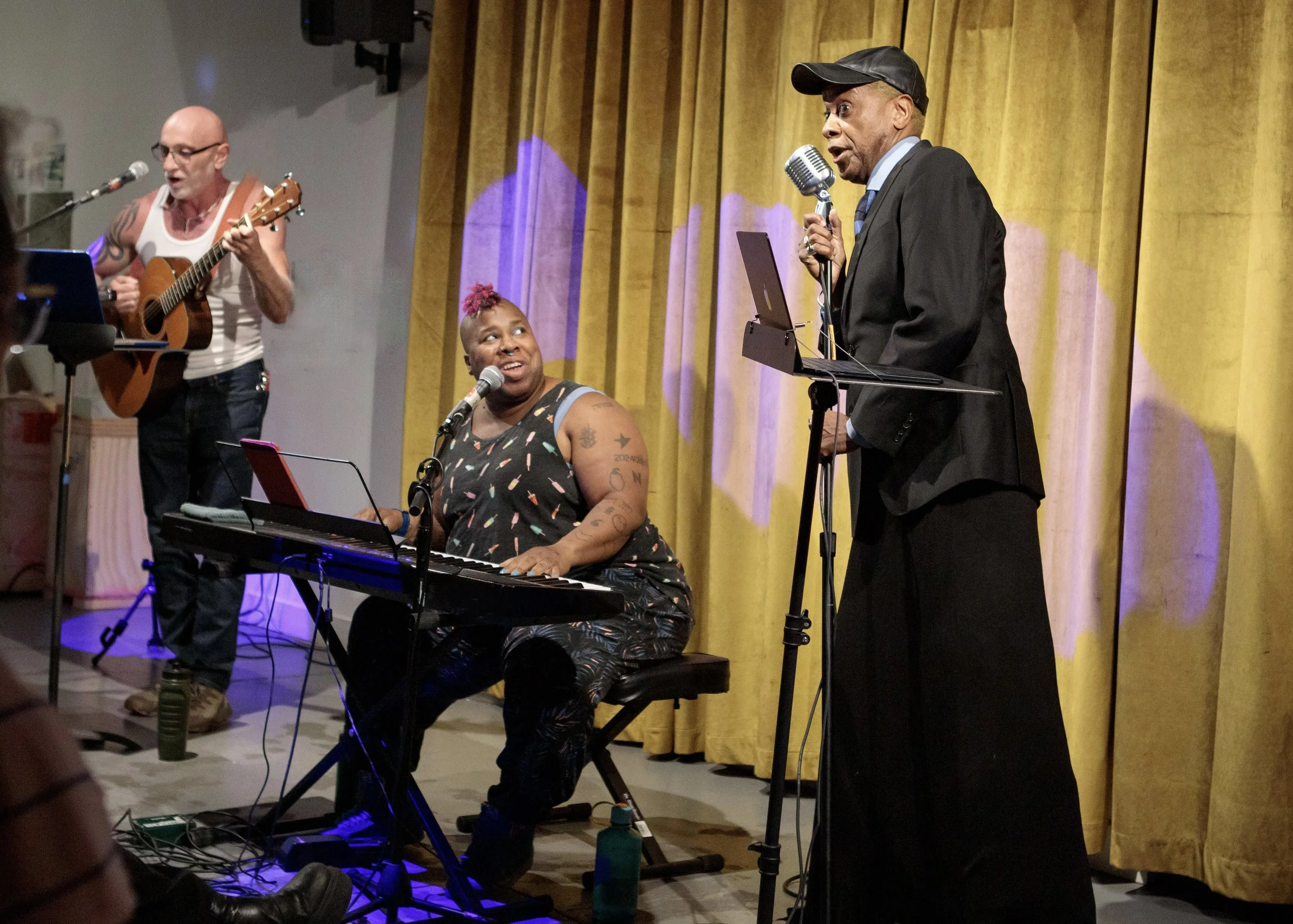 Dudley Saunders, Sharon Udoh &amp; Paul Outlaw at Circa Queer Histories Festival 