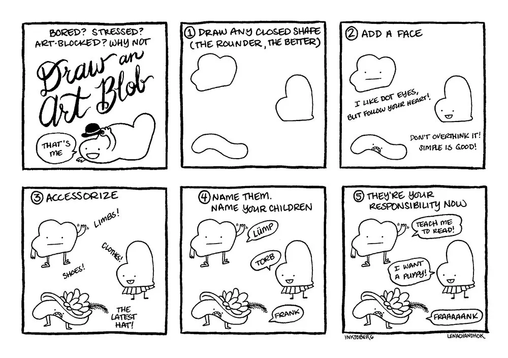 How to Draw an Art Blob
