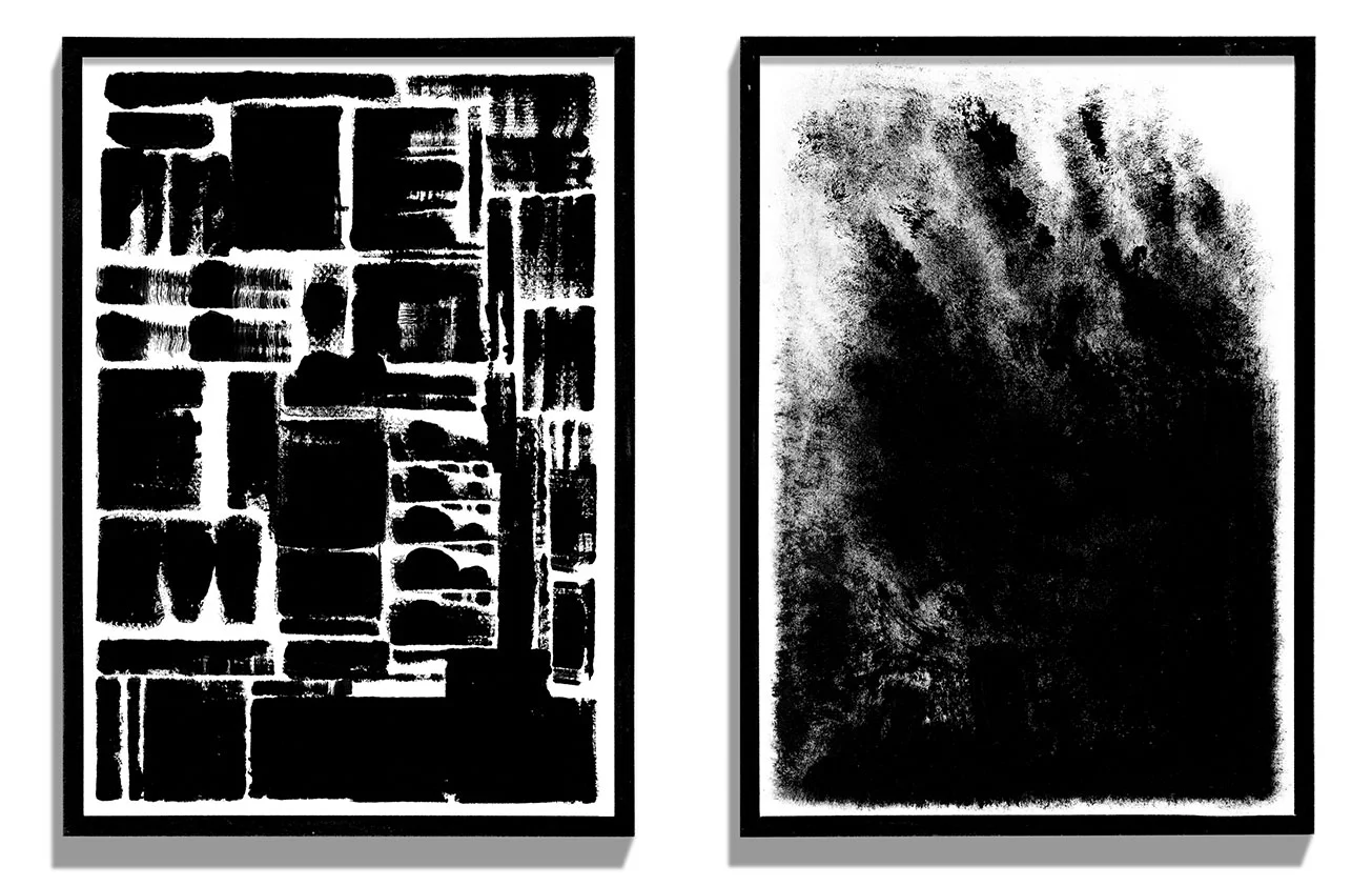 An End, 2 (Ένα Τέλος, 2) 2019 - Acrylic on paper, dimensions variable