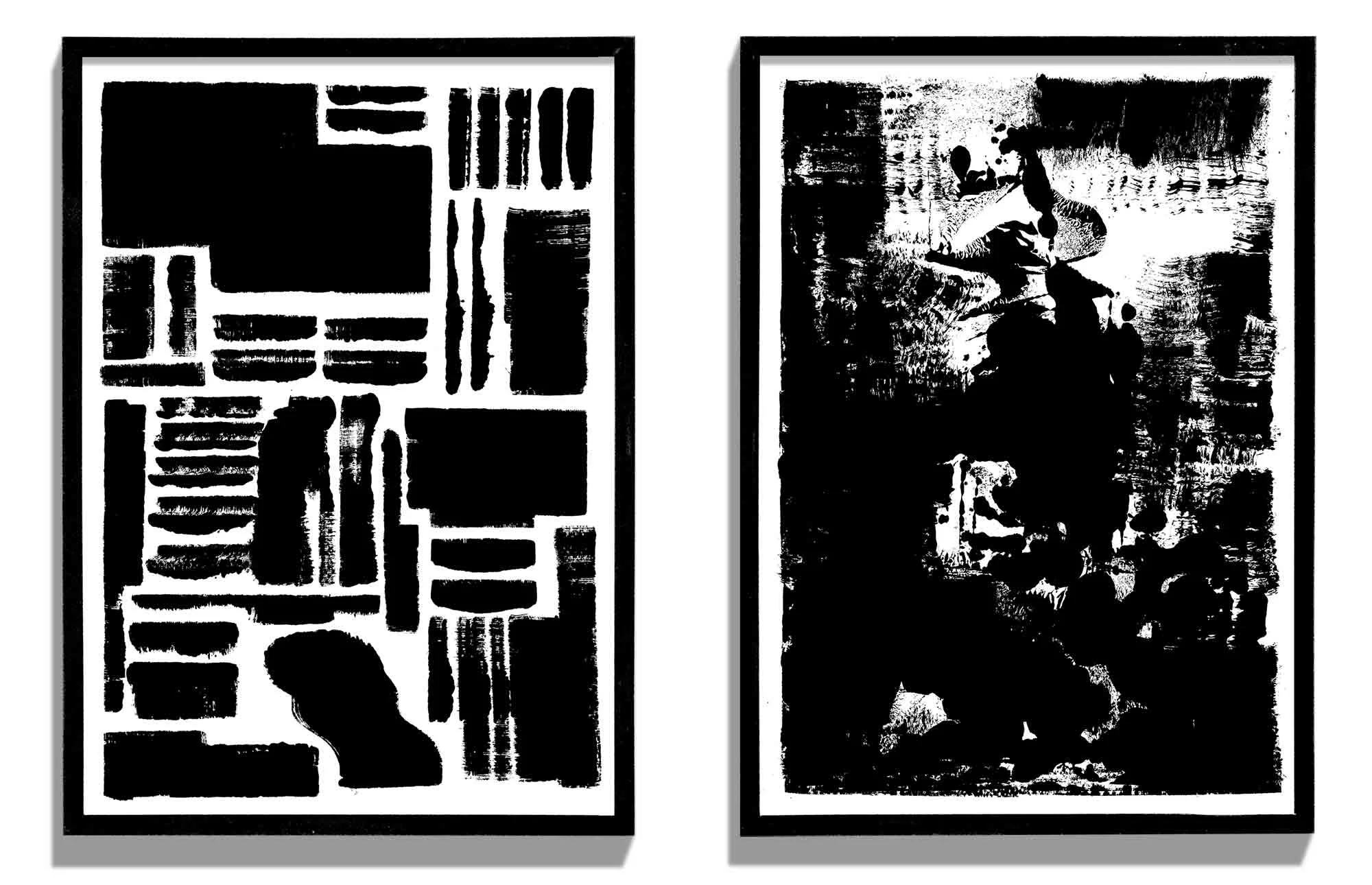 A Moment, 3 (Μια Στιγμή, 3) 2019 - Acrylic on paper, dimensions variable