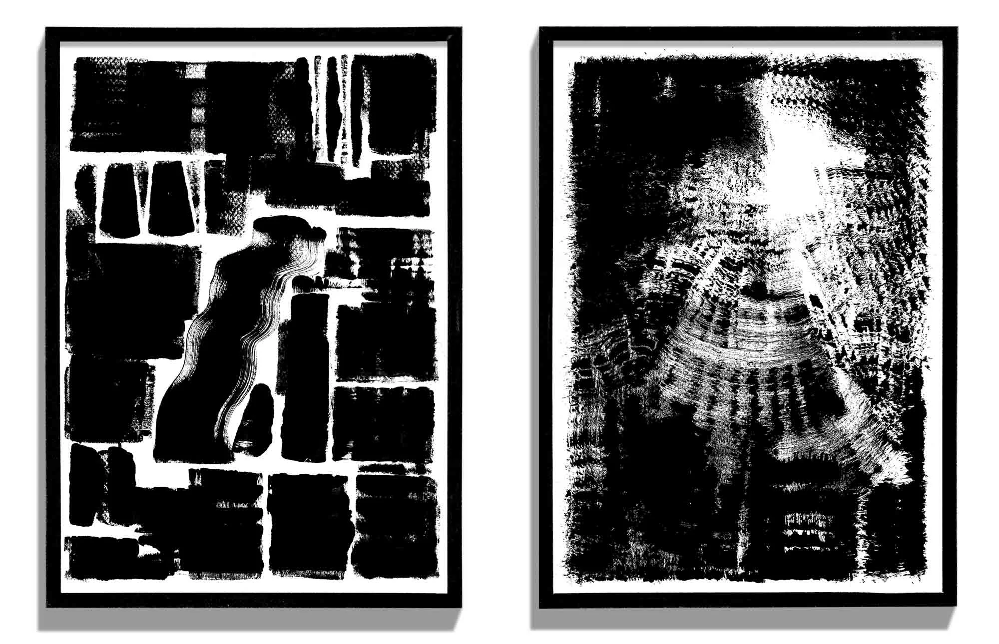 A Light, 3 (Ένα Φώς, 3) 2019 - Acrylic on paper, dimensions variable