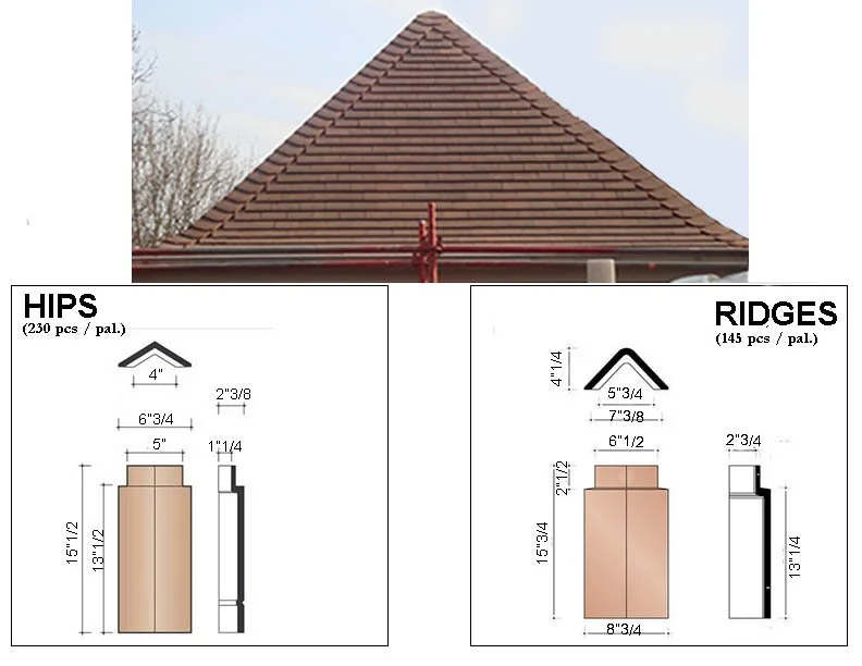ROOF TILES FRENCH FLAT TUILES — TRIDENTUM