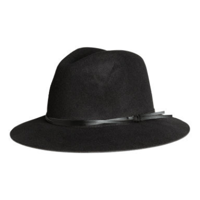 Felt Black Hat