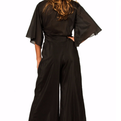 Black Culottes Pants