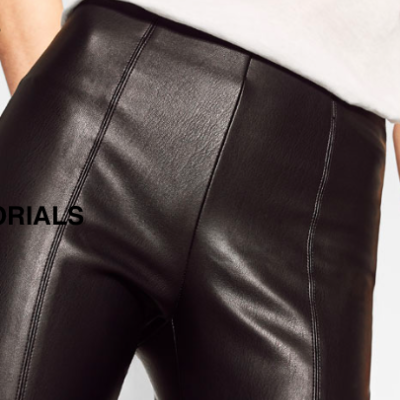 Faux Leather Leggins
