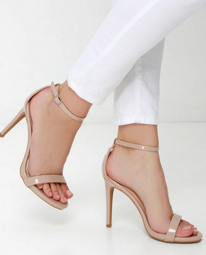 Nude Strap Heels