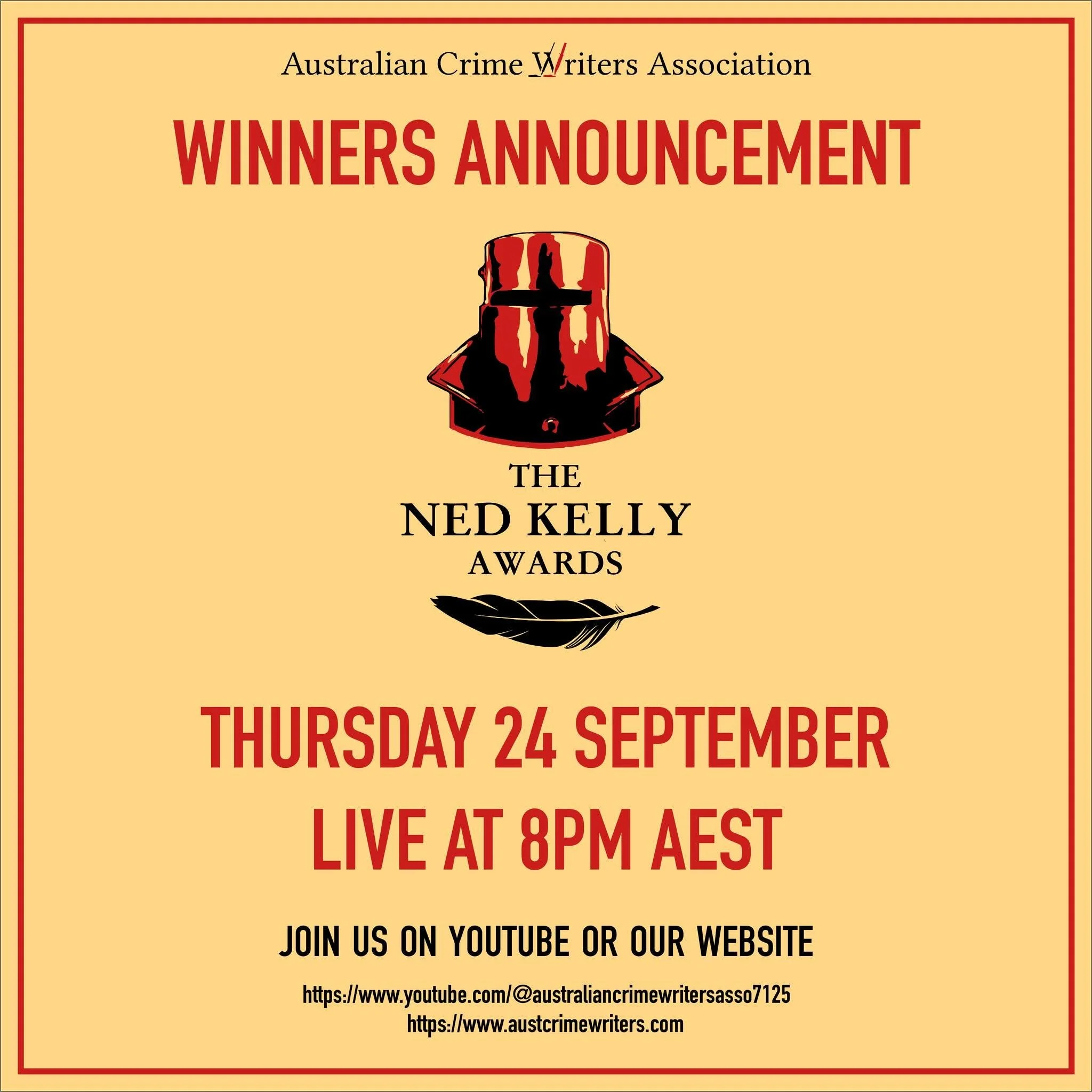 2026 Ned Kelly Awards Winners