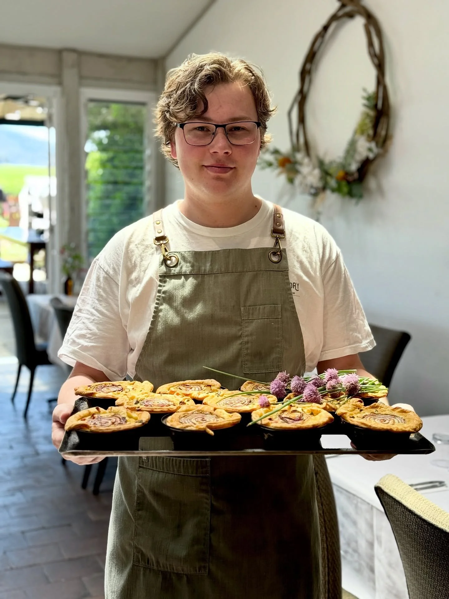 Our Herbed Feta &amp; Seasonal Vegetable Tart (V)⁣ is fresh from the oven!

Come in today for lunch and enjoy one of our $29 Lunch Specials.⁣
⁣⁣
Take your pick from our Lunch Specials menu:⁣⁣
▪ Grilled or Battered Catch of the Day (GF)⁣⁣
▪ Szechuan S