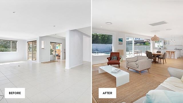 A nice transformation for your Thursday ✨ We opened this place up creating a beautiful living space, a neat little kitchen and allowed access to that bright outlook. Can&rsquo;t ignore the timber flooring either 🔨 #wbuilt #wbuiltforentertaining #wbu