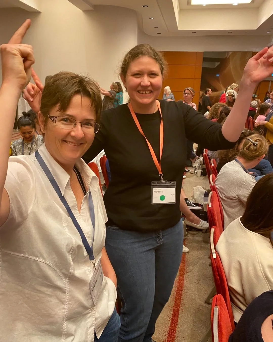 Connections at the One Woman conference. Anything is possible when we stand together #OCW2022 #oneofmanywomen