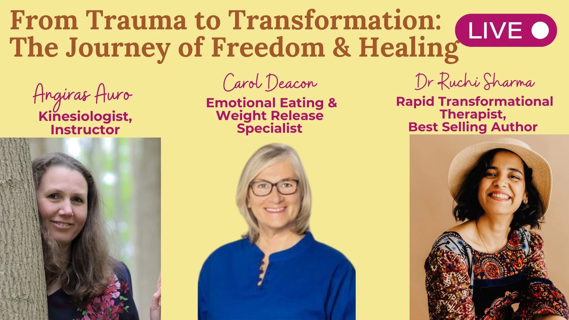 You know how we all carry stories we don&rsquo;t talk about?

The silent things that shaped us&hellip; the things we learned to function around&hellip; the patterns that follow us into adulthood, even when we try to outgrow them.
I&rsquo;ve invited t